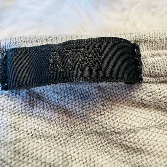 ATM Anthony Thomas Melillo Mens Slub Jersey Destroyed Wash Long Sleeve T Shirt M - Picture 6 of 9